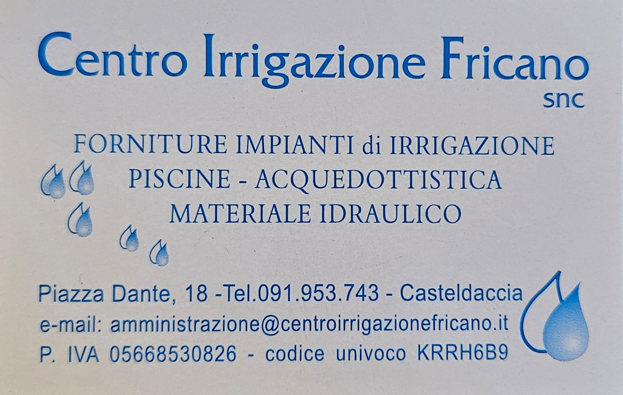 Centro Irrigazione Fricano